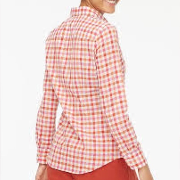 NWT J. Crew Gingham Button Down Shirt - Picture 2 of 13